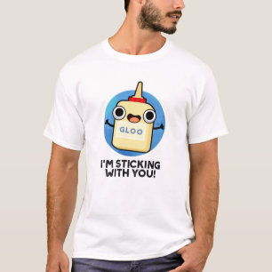 T-shirt Je te Sticking Avec Un Pun De Colle Drôle