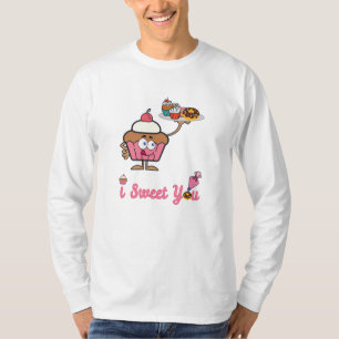 T-shirt Je te suce avec un gâteau