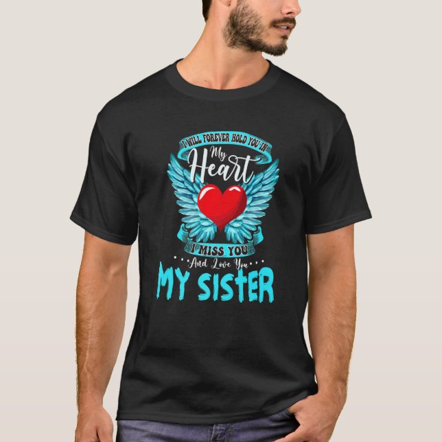 T-shirt Je Te Tiendrai Toujours Dans Mon Coeur J'Aime & Ml (Devant)