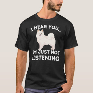 T-shirt Je t'entends, je n'écoute pas Funny American E