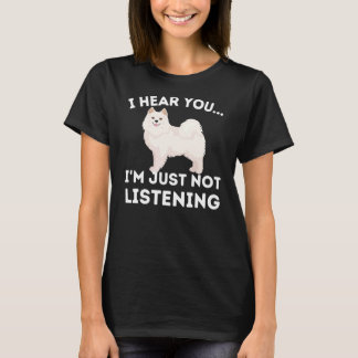 T-shirt Je t'entends, je n'écoute pas Funny American E