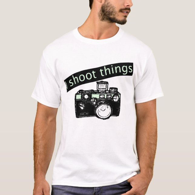 T-shirt Je tire la pièce en t de choses (Devant)