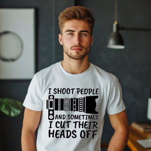 T-shirt Je tire sur les gens