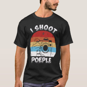 T-shirt Je tire sur un appareil photo