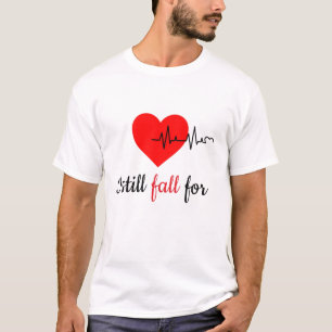 T-shirt Je tombe encore amoureux de toi tous les jours Cou