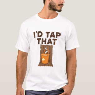 T-shirt Je Toucherais ce sirop d'érable pour sucre