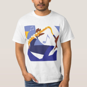 T-shirt Je Transporte Un Sax