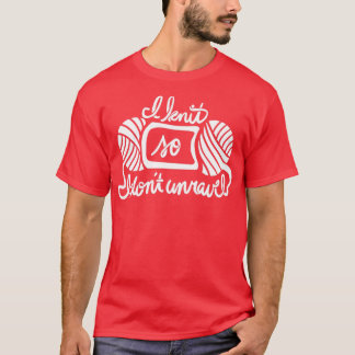 T-shirt Je tricote pour ne pas me démêler