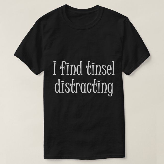 T-shirt Je trouve le bricolage distrait (Design devant)