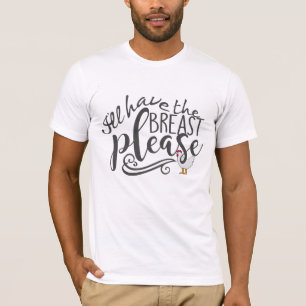 T-shirt Je vais avoir le poitrine drôle de poulet Slogan G