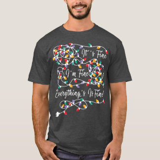 T-shirt Je vais bien tout va bien Noël Li