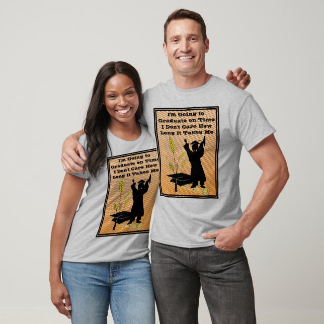 T-shirt Je Vais Diplômer À Temps (Unisexe)