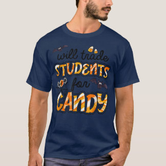 T-shirt Je Vais Échanger Des Étudiants Pour Candy Kids Boy
