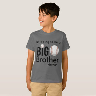 T-shirt Je vais être un base-ball de cousin de frère