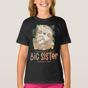 T-shirt Je Vais Être Un Grand Faire-part Soeur De Fantasme