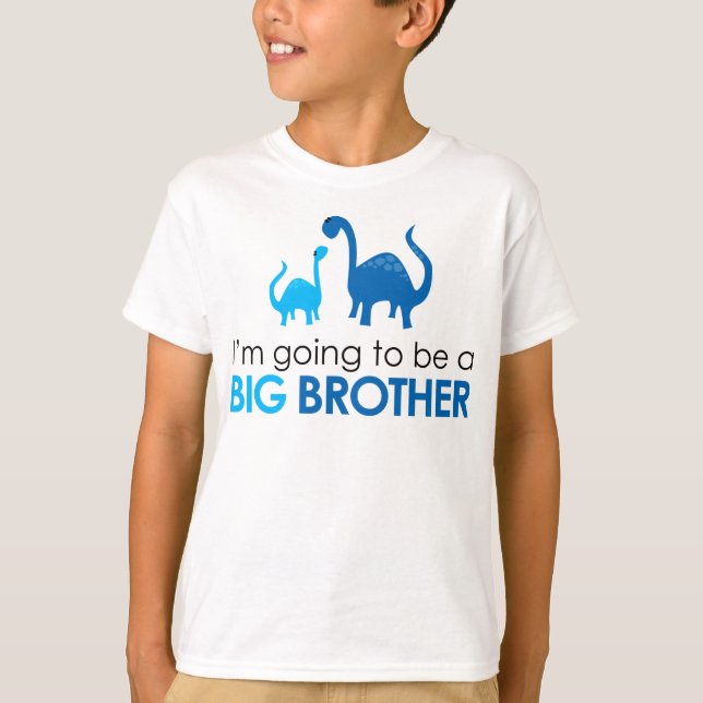 T-shirt Je vais être un GRAND FRÈRE (Devant)
