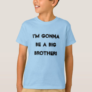 T-shirt Je vais être un grand frère !