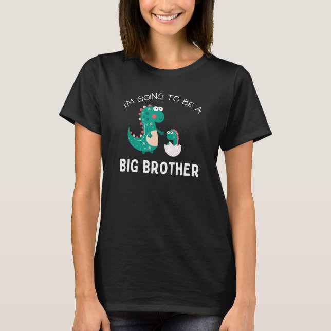 T-shirt Je vais être un grand frère mignon (Devant)