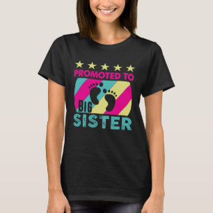 T-shirt Je Vais Être Un Grand Sis Promu À La Grande Soeur