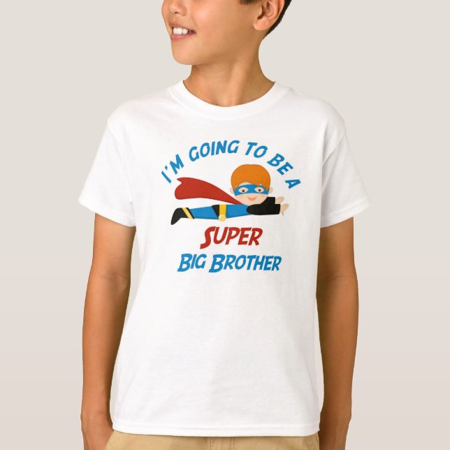 T-shirt Je vais être une chemise superbe de frère (Devant)