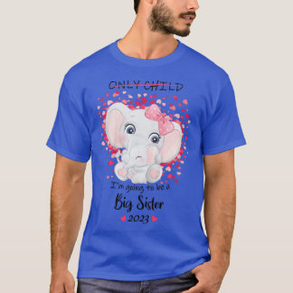 T-shirt Je vais être une grande soeur 2023 Grossesse Annou