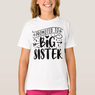 T-shirt Je vais être une grande soeur/Soeur mignonne