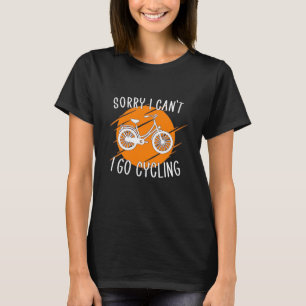 T-shirt Je Vais Faire Du Cyclisme