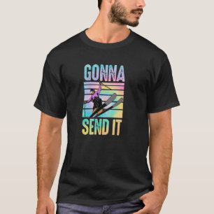 T-shirt Je Vais L'Envoyer Funny Skiing Group