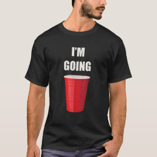 T-shirt Je vais Solo Red Party Coupe de bière Boisson Part