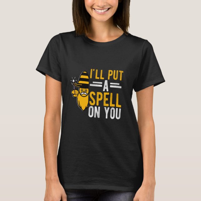 T-shirt JE VAIS VOUS DONNER UN SPECTACLE Festive Bee Magic (Devant)