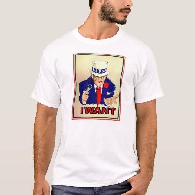 T-shirt Je veux (Devant)