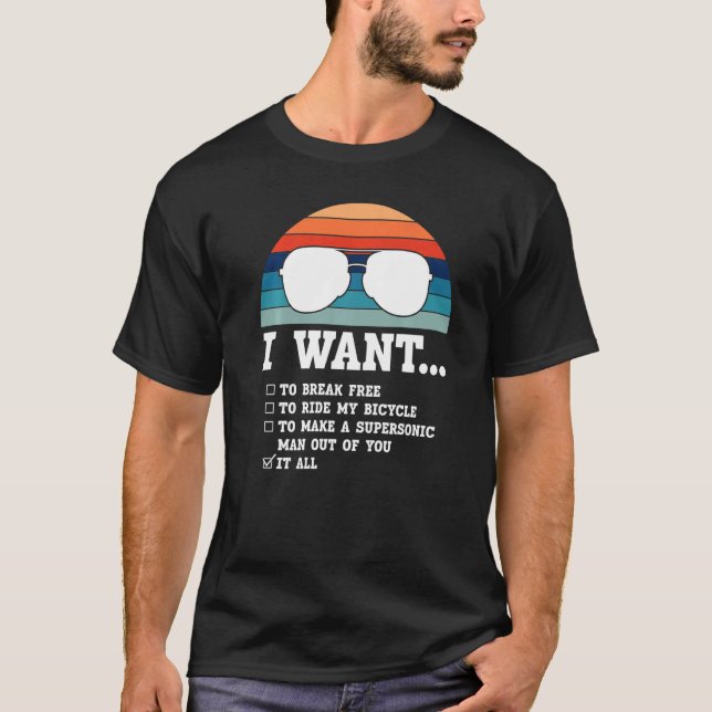 T-shirt Je Veux Casser Gratuitement Pour Faire Le Tour De  (Devant)
