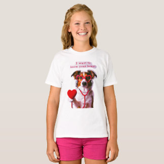 T-shirt Je veux connaître votre cœur