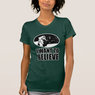 T-shirt Je veux croire - l'alunissage