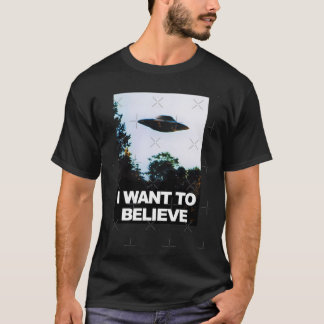 T-shirt Je Veux Croire Ufo Ufo