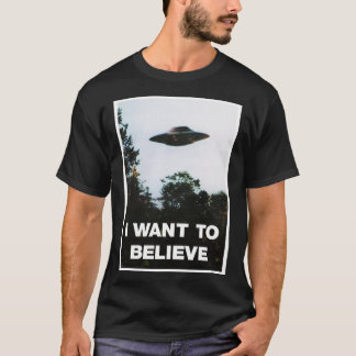 T-shirt Je Veux Croire X-Files Poster Poster