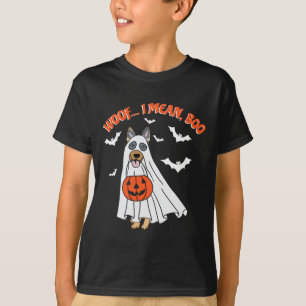 T-shirt Je veux dire Boo Funny Ghost Dog Halloween Citroui