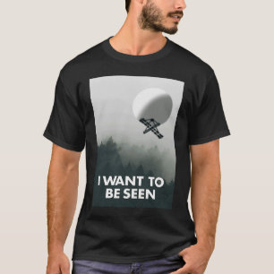 T-shirt Je veux être vu Chinois Spy Balloon