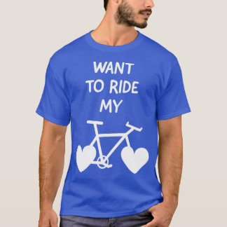 T-shirt Je veux faire du vélo