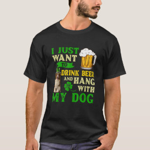 T-shirt Je Veux Juste Boire De La Bière Et Accrocher Ma Fr