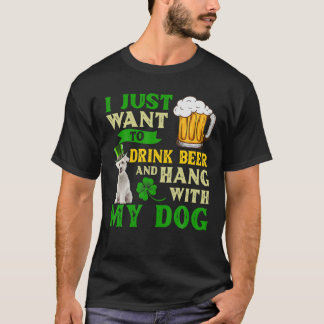 T-shirt Je Veux Juste Boire De La Bière Et Accrocher Mon C