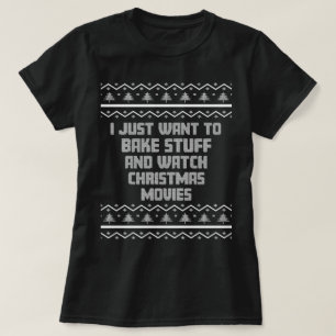 T-shirt Je Veux Juste Faire Gâter Du Chandail De Noël Vila