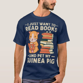 T-shirt Je Veux Juste Lire Livres & Animaux My Guinea Pig
