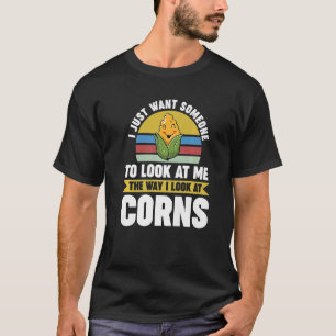T-shirt Je veux juste me regarder comme je regarde les cor