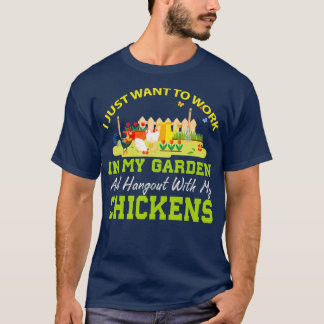T-shirt Je Veux Juste Pénétrer Avec Mon Poulet