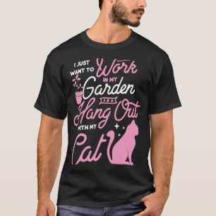 T-shirt Je Veux Juste Travailler Dans Mon Jardin Et Me Rac