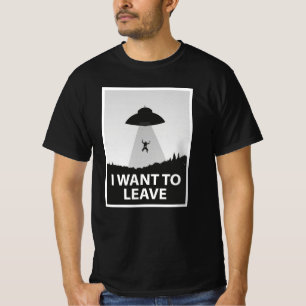 T-shirt Je veux laisser l'affiche