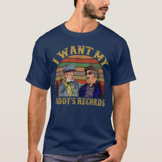 T-shirt Je veux les disques de mon papa Cadeau rétro vinta