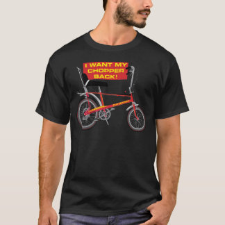 T-shirt Je veux mon dos de couperet
