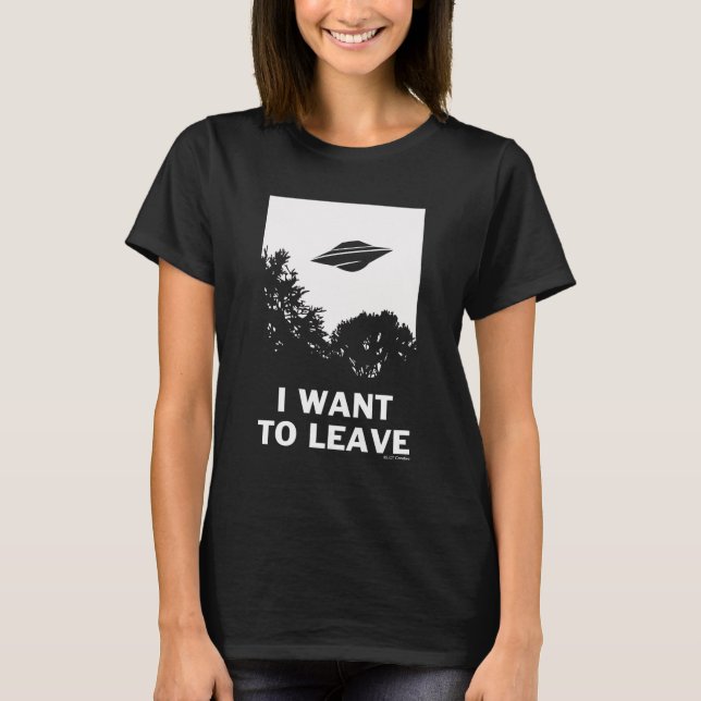 T-shirt Je Veux Partir (Devant)